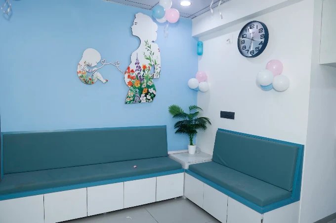 Ekta Women's Hospital reception area