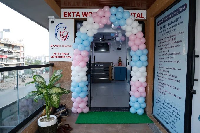 Ekta Women's Hospital entrance